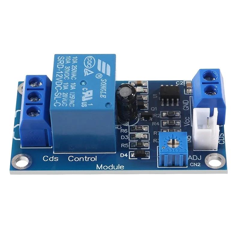 XH-M131 Light Automatic Control Module 5V/12V Light Control Relay  10A Light Switch Photosensitive Resistor Module