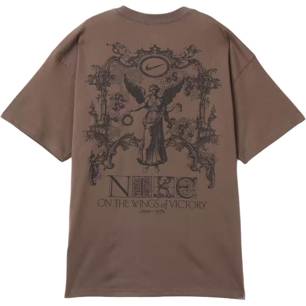 Nike As U Nsw Tee M90 Oc Wings Vict Ironstone Loose Soft Skin-Friendly Short Sleeve T-Shirt Unisex Tops HV0168-004