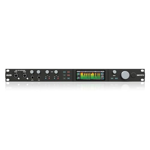 MOTU 828 28-in, 32-out USB-C 5th Generation Audio Interface, Digital Mixer and AD/DA Converter with USB-DAC, Recording and Streaming Equipment, iPhone