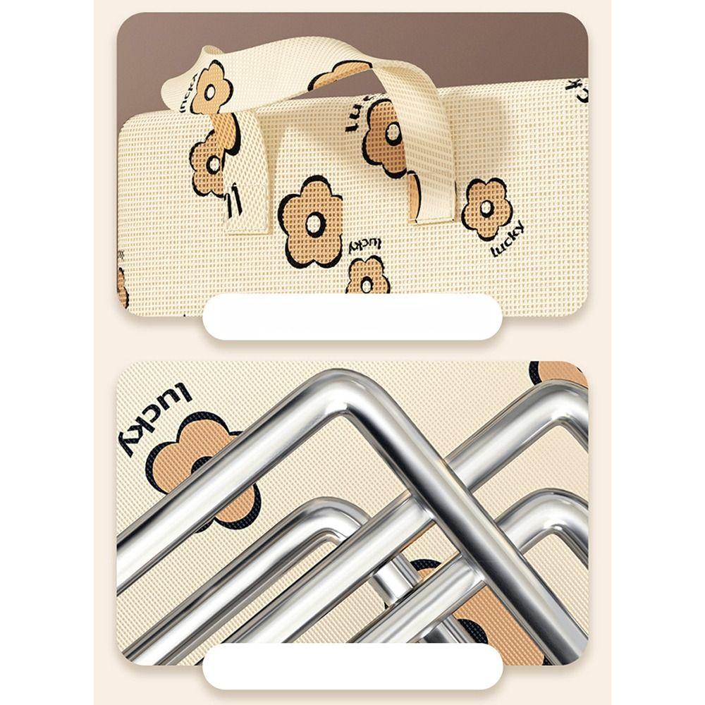 Cesta de Armazenamento de Tecido Espesso com Estrutura de Aço Organizador de Guarda-Roupa Caixa de Armazenamento de Roupas Suéter