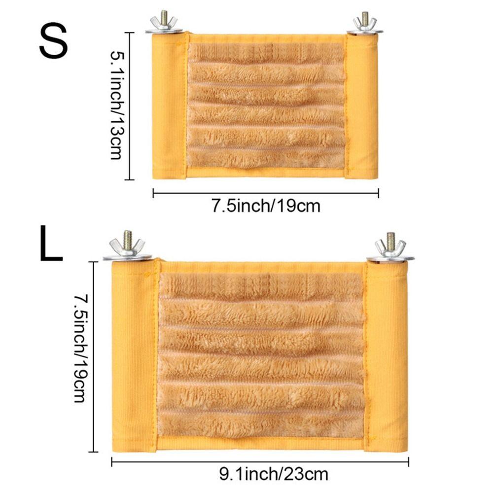 1PC Hamster Hammock House Mouse Rat Hanging Swing Warm Sleeping Bed Small Pet Animal Double Layer Cage Tent Hut Nest Warm Mat