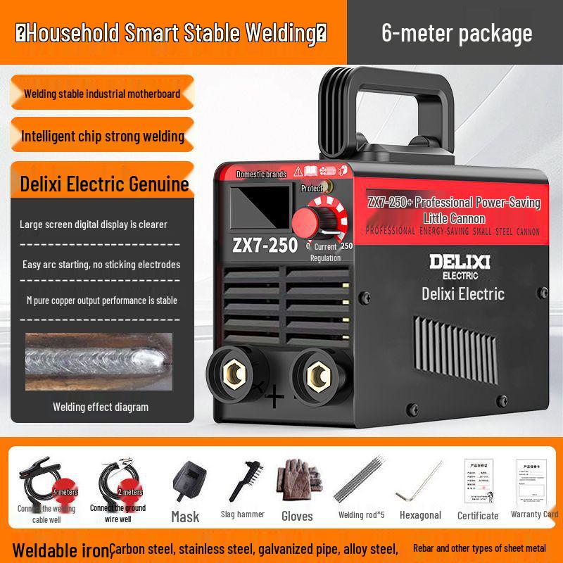 250 Dual Voltage Electric Welder, 220V Household and 380V Industrial, Portable Small Welding Machine