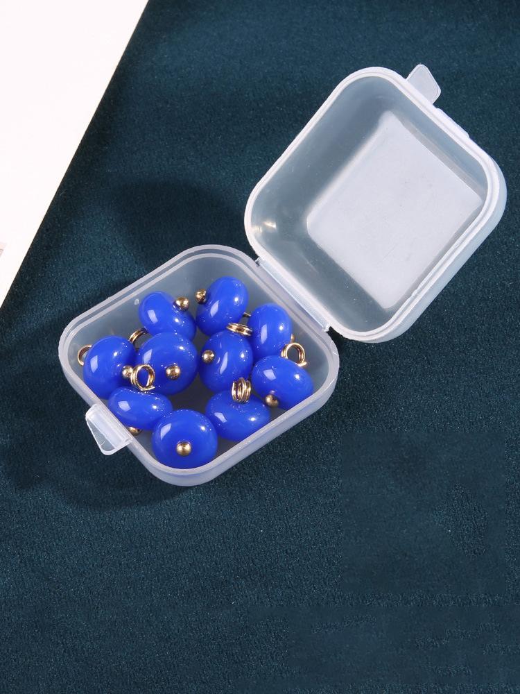 

10 шт. искусственные нефритовые пуговицы из смолы для женской одежды, чонсам, старинные ханьфу, стиль Тан, жемчужные пуговицы, универсальные пуговицы для рубашки 8#