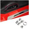 Silver ABS Seat Adjust Handle Button Cover Trim Fit for Corvette C8 20-25