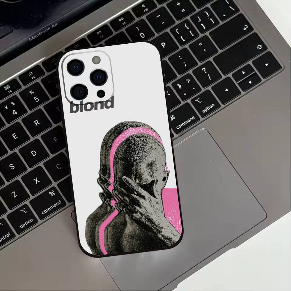 

Singer F-Frank Ocean B-Blond Phone Case For iPhone 17,16,15,14,13,12,11 Plus,Pro Max,XS,Soft Silicone Black Cover iPhoneXSMAX