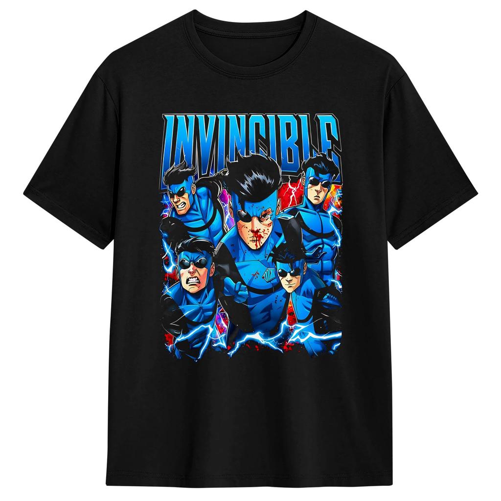 Anissa Invincible Character T Shirt Summer Cotton TShirts For Unisexs Custom DIY Tee Shirt ShortSleeved Y2K Funny Tops