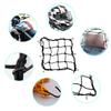30*30cm / 40*40cm Heavy-Duty Elastic Motorcycle Luggage Net Helmet Holder Tank Mesh Adjustable Hooks