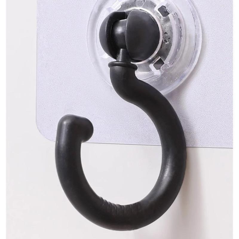 Ceiling-mounted Rotating Hooks No Need for Drilling No Marks Strong Wall and Ceiling Hanging Hooks Door Adhesive Hooks, Ceiling Inverted Hooks