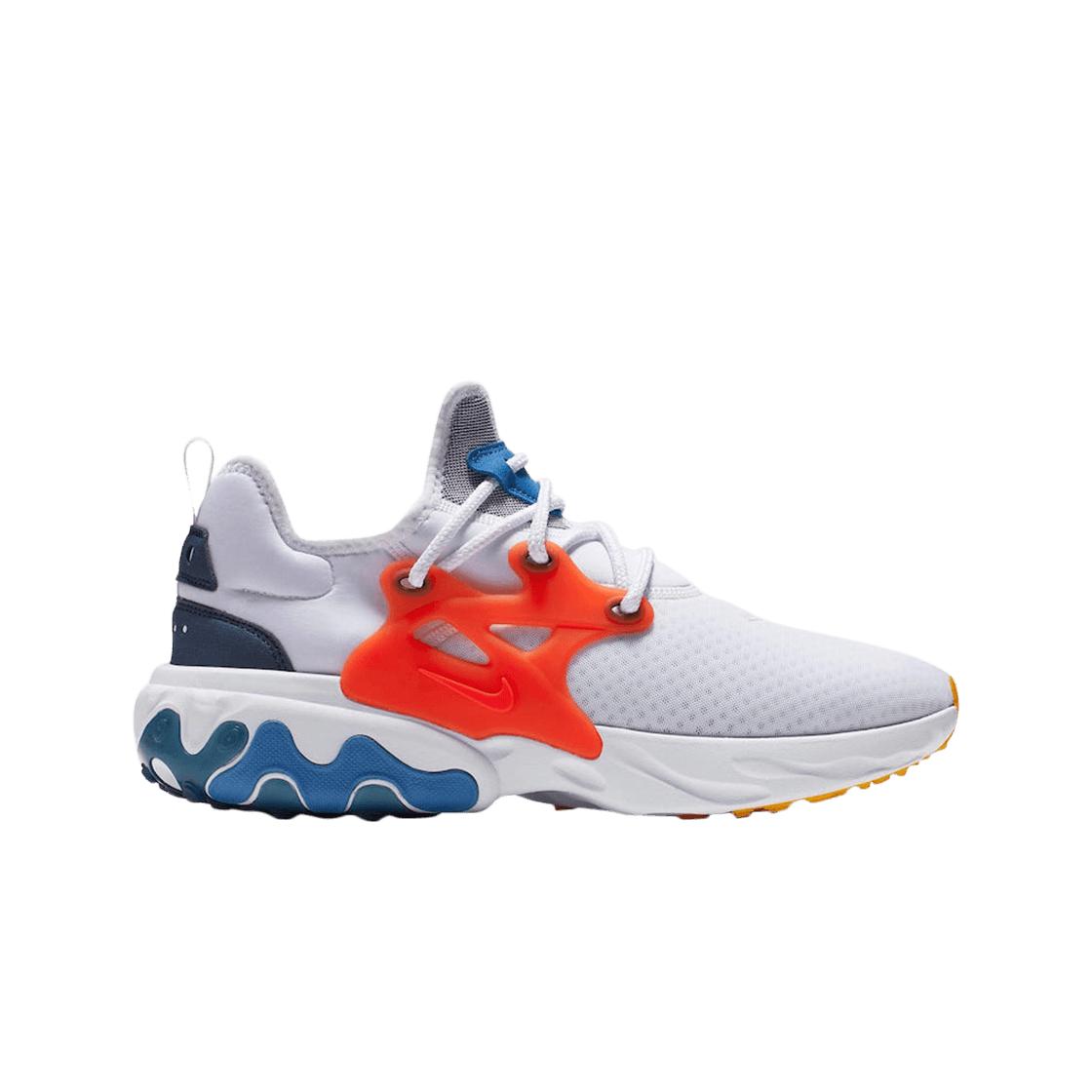 

Мужские кроссовки Nike React Presto White Habanero Red Obsidian AV2605-100