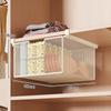Wardrobe Hanging Shelf: No-Drill Wall-Mounted Storage Rack for Cabinet or Underwear Organization