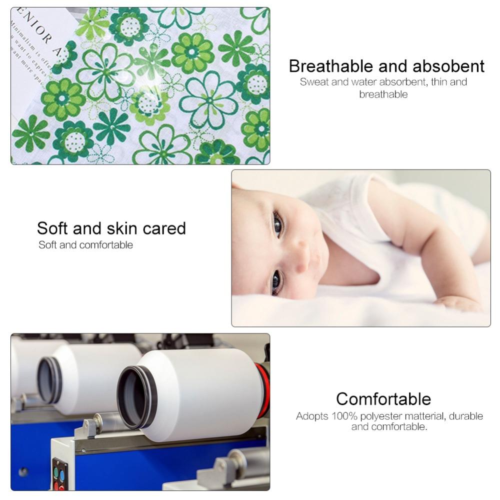 7Pcs 50*50cm Cotton Fabric Cotton Pre-cut Fabric Sewing Supply Floral Cotton Cloth Quilt Production