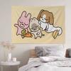 Funny-Siam-LippuS-Meme Hanging Bohemian Tapestry Bohemian Wall Tapestries Mandala Kawaii Room Decor