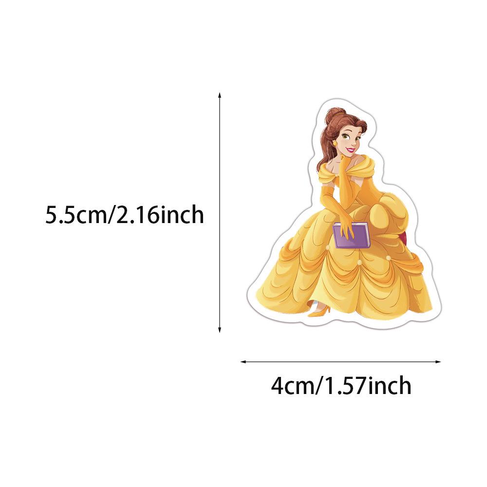 10/30/50pcs  Princess Graffiti Stickers Kawaii Belle Ariel Decals DIY Journal Notebook Diary Cute Cartoon Sticker
