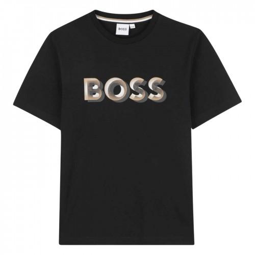 BOSS Childrens/Kids 3D Logo T-Shirt