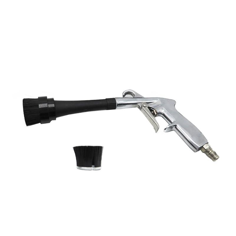 High Pressure Car Interior Cleaning Gun Automobile Detailing Cleaning Car Detailing Dry Washing Gun with Brush