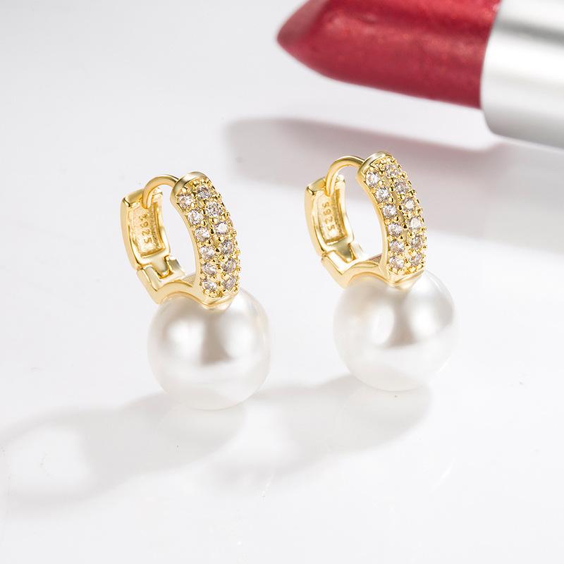 Lindon Kupferlegierung Zirkon Ohrringe Tropfen Ohrringe für Frauen Hochzeit Party Geschenke