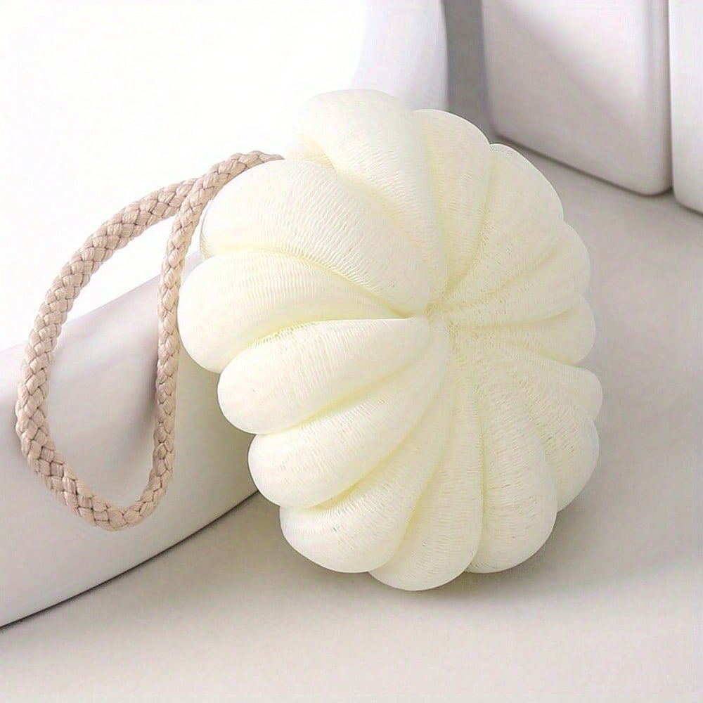 1 pièce Grande Boule de Douche Ultra Douce, Outil de Douche pour Frotter le Dos et Serviette de Bain