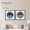 Handmade Ceramic Mosaic Art Kit: Blue & White Porcelain Pieces for Creative Parent-Child Projects