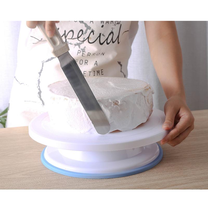Baking Tools Cake Decoration Turntable Non-slip Rotary Decoration Turntable Mold Birthday Cake Plastic Decoration Table