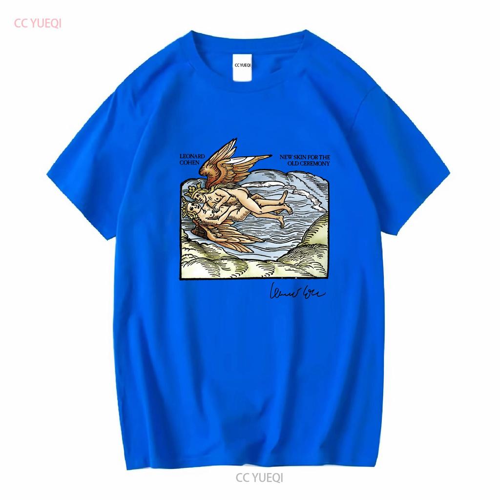 Leonard Cohen New Skin For The Old Ceremony All Size S to 5XL T SHIRT vintage Washed Slightly Unisex streetwear Soft
