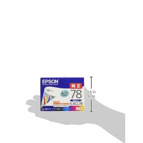Epson genuine ink cartridge toothbrush IC4CL78 4 color pack