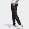 Adidas Knitted Sweatpants Men's Black Moderate Cuffed Pants FM6076
