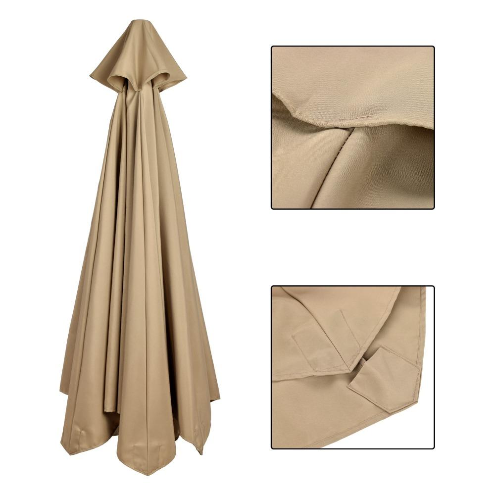 Polyester Umbrella Replacement Canopy Outdoor Umbrella Top Cover  Backyard Shade Cover