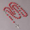 Disponibile: Collana Rosario con Perle di Vetro e Croce