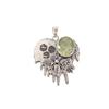 Green Amethyst Gemstone 925 Sterling Silver Jewelry Handmade Bee Pendant 1.49" CP-28-15