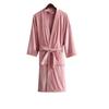 Plush Microfiber Bathrobe: Soft, Thick, Absorbent, Quick-Drying, Non-Shedding Unisex Robe for Autumn and Winter