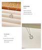 S925 Sterling Silver Chalcedony Cat Necklace with Zircon Pendant