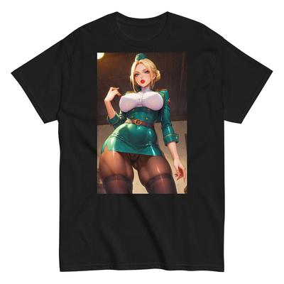 Heißes Ecchi Anime Mädchen Hentai Sexy Manga Waifu Kurzarm Unisex T-Shirt