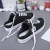 Canvas shoes female students spring new semi-drag lazy one pedal versatile breathable large size white shoes board shoes