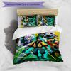 Cyberpunk 3pcs Bedding Set Duvet Cover Closure Includes 1 Duvet Cover & 2 Pillowcases for All Seasons Bedroom Home Dorm Decor