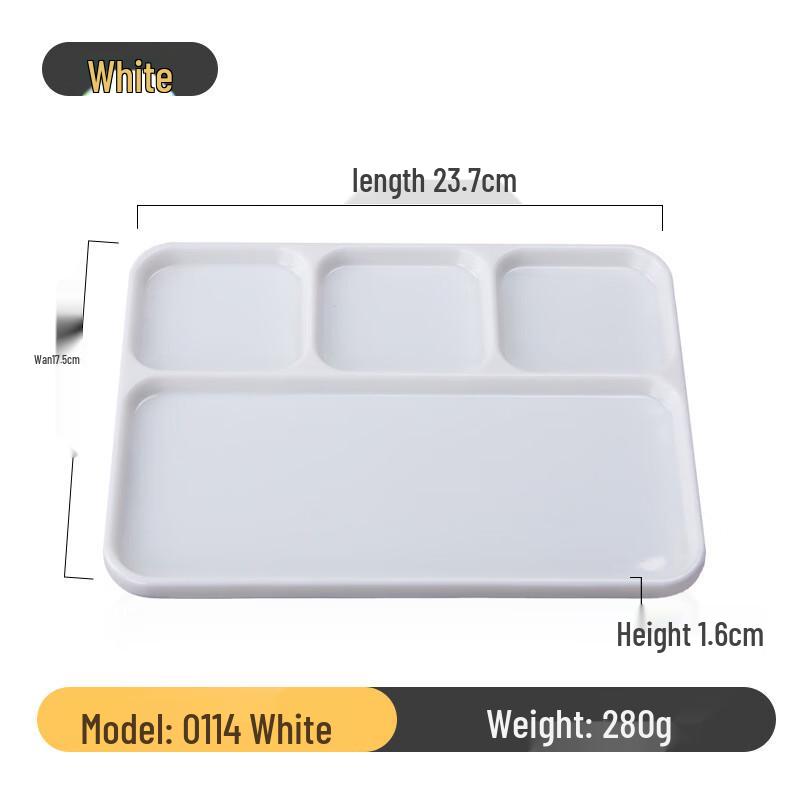 KANGMO Melamine Four-Compartment Sauce Dish