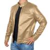 Men's Vintage Fashion Jacket Stand-Up Collar Motorcycle Jacket Slim Fit Multi-Pocket Jacket Spring Summer