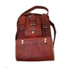 Unisex Genuine Leather Messenger Bag Tablet Bag Satchel Cross Body Bag Sling
