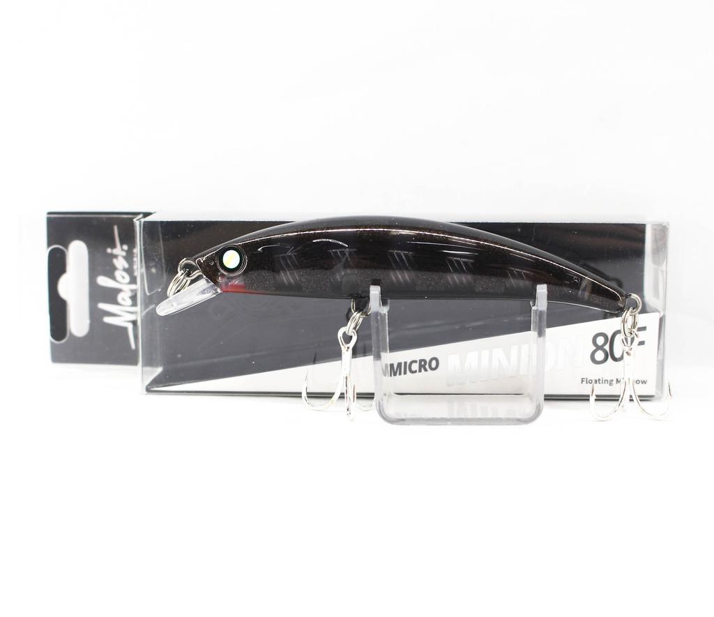 Leurre Flottant Malosi Micro Minnion 80F – Mamba (rouge/noir) – 80mm – 7.6g – Pêche