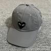 Summer Unisex Baseball Cap Heart Embroidered Outdoor Leisure Duckbill Cap