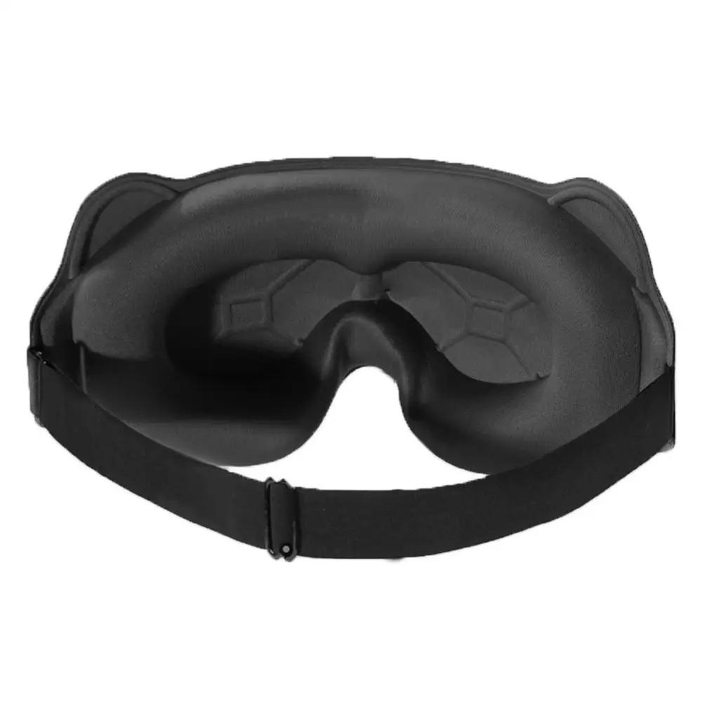 3D Blockout Sleep Eye Mask Deepened Groove Design Eye Cover Light Blocking Eyeshade  Travel