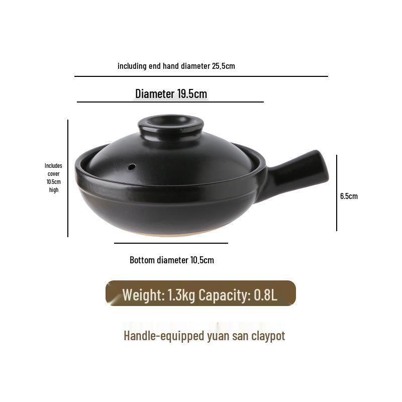 Oală Comercială din Ceramică pentru Tăiței cu Orez Stew & Bibimbap pentru Aragaz pe Gaz