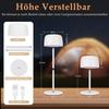 Lampe de table LED sans fil - NETTLIFE - Modèle tactile - 3 températures - Intensité variable - Batterie USB