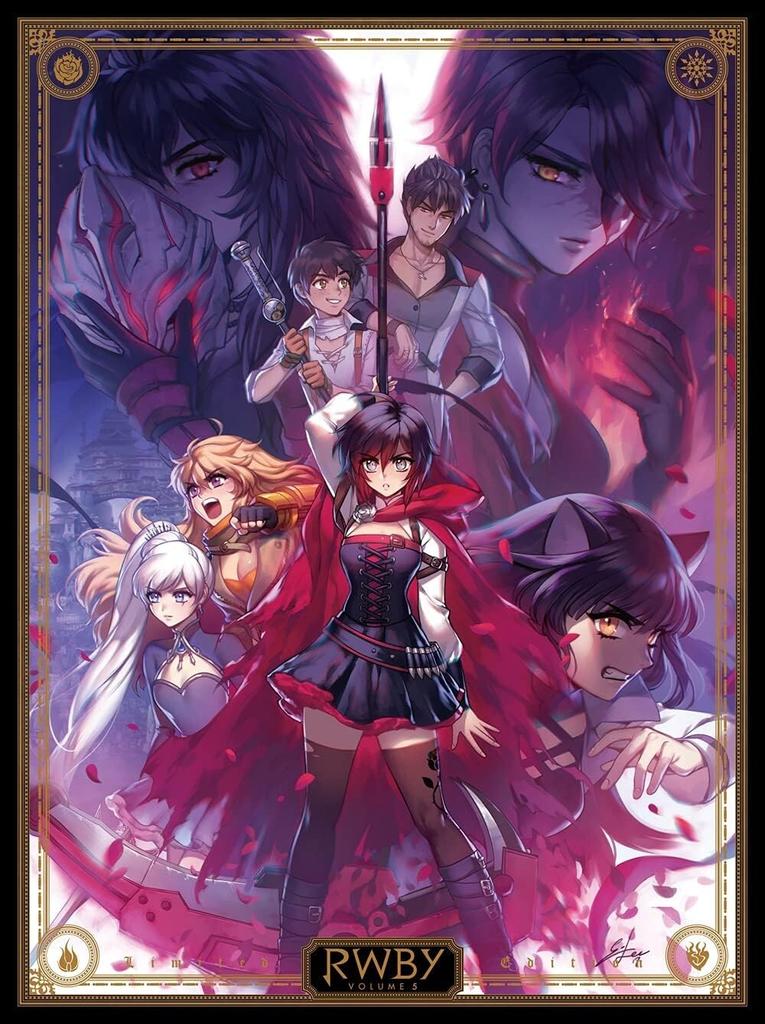 RWBY Volume 5 Erste limitierte Edition 2 Blu-rays aus Japan
