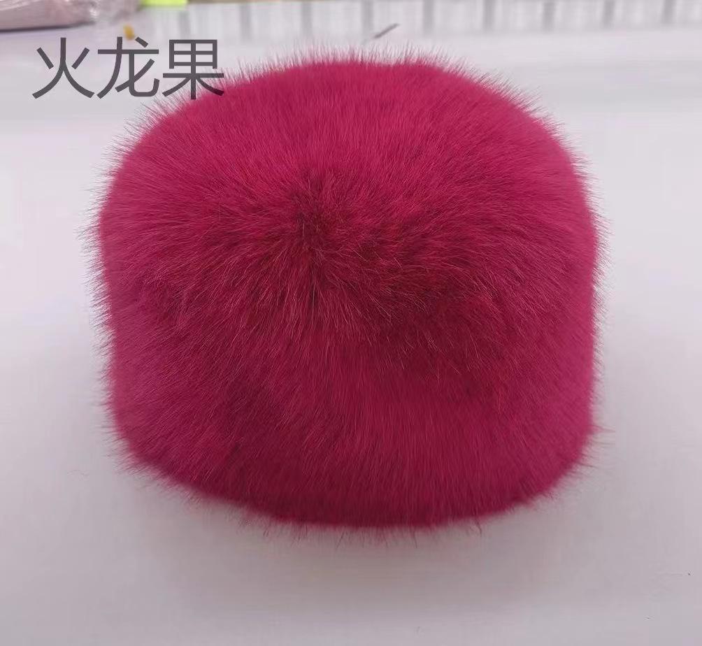 

Новая теплая осенне-зимняя шляпа-панама с защитой ушей, милая модная шляпа, трендовая женская уличная шляпа розы красного