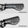 GORIX Bicycle Grips for Cross Bikes and MTB Handlebar Grips (GXQ WING) Black, Shock-Absorbing, Non-Slip (135x100mm)