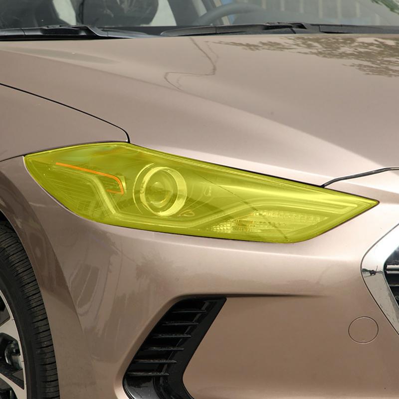For HYUNNDAI ELANTRA GT 2016- Car Exterior Headlight Anti-scratch Front Lamp Tint TPU Protective Film Cover Accessories Sticker