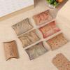 10PCS Mini Kraft Paper Candy Box Present Pouch Gifts Packaging Bag Pillow Shape Boxes Birthday Wedding Decoration Party Supplies