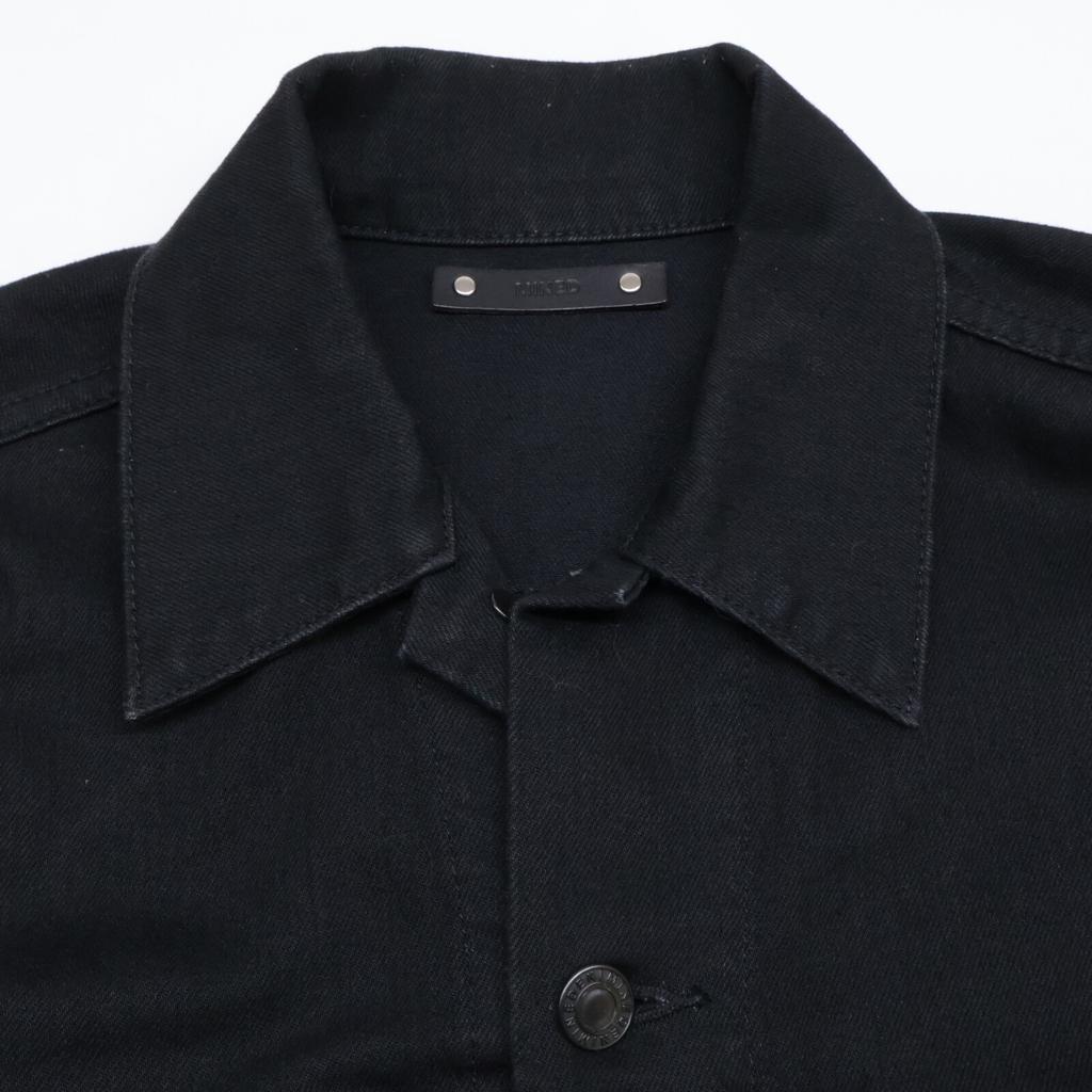 MINEDENIM GKT-801BL BD STR CF-GJKT OWS Jeansjacke 1 schwarz Gebraucht