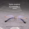 High-End Retro Metal Polygon Eyeglass Frame - Unisex Prescription Glasses