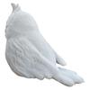 Lilizzhoumax Cockatiel Plush Toy, Realistic Bird, Very Soft, Girl's Toy, Kids Christmas Gift, Home Decor (White, 14cm Tall)